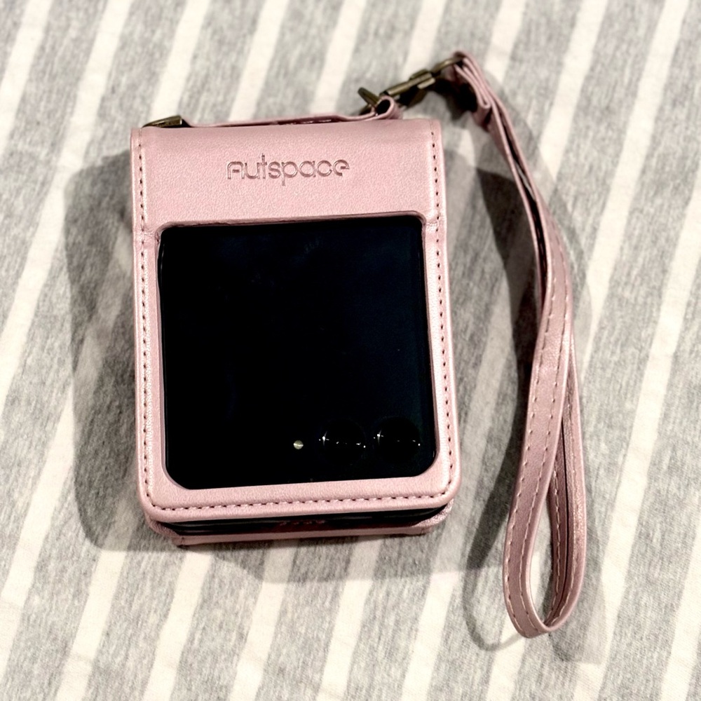 Pink Wristlet Phone Case